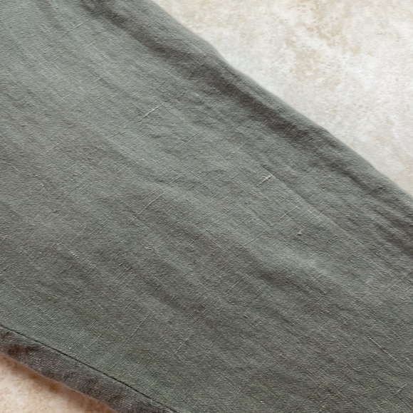 Chico’s Women’s 100% Linen Green Blazer Jacket Single Button Size 3 (XL) - Picture 11 of 14